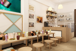 ý tưởng thiết kế cửa hàng độc đáo