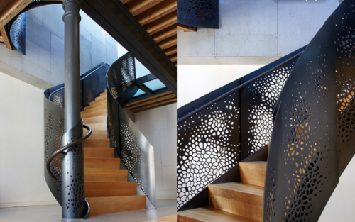 Vật liệu nội thất độc đáo thép không gỉ