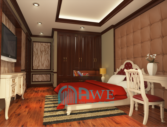 học viên K42 phòng ngủ chung cư