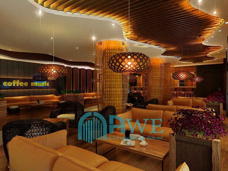 sản phẩm thiết kế nội thất quán cafe