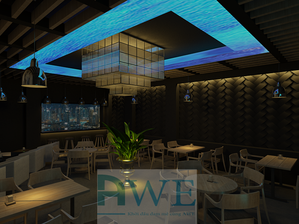 học viên Dinh thiết kế quán cafe