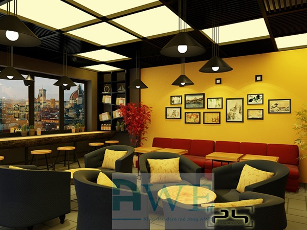 học viên thiết kế quán cafe 1
