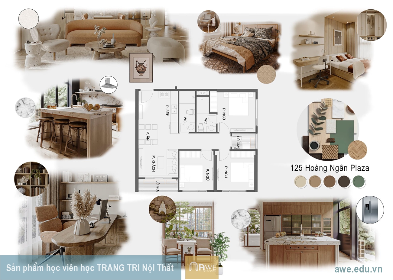 Học trang trí nội thất tại AWE