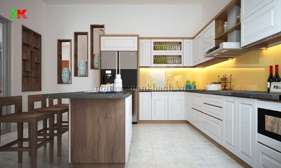 nội thất bếp hình chữ U