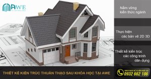 khóa học thiết kế kiến trúc dân dụng