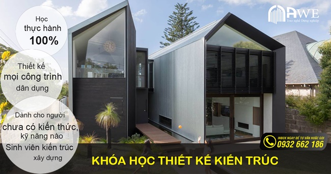 khóa học thiết kế kiến trúc ngắn hạn ở Hà Nội của AWE