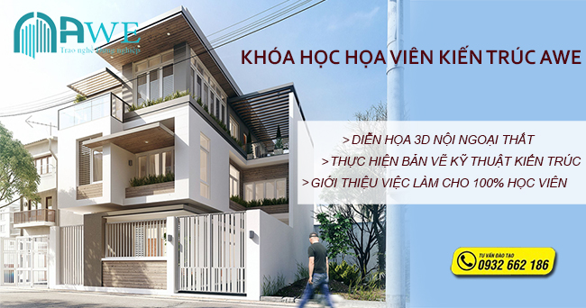 khóa học họa viên kiến trúc diễn họa kiến trúc chuyên nghiệp