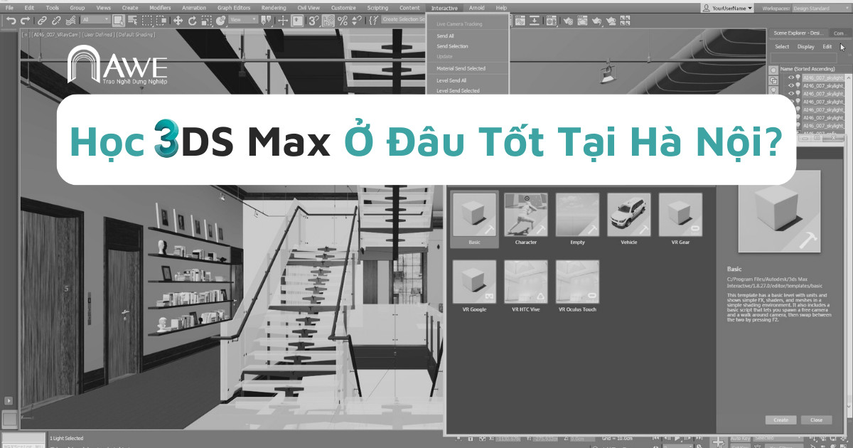 Phần mềm 3Ds max dùng như nào?