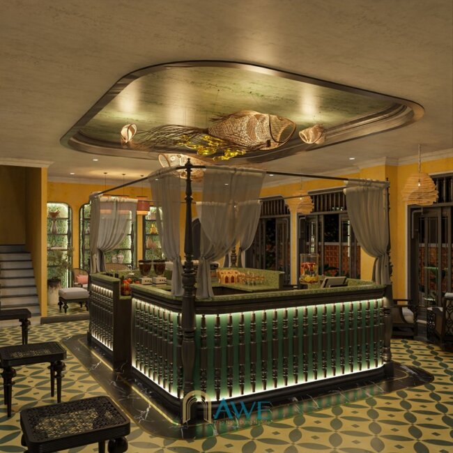 đồ án học viên khóa học diễn họa nội thất