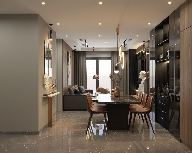 đồ án học viên khóa học diễn họa nội thất