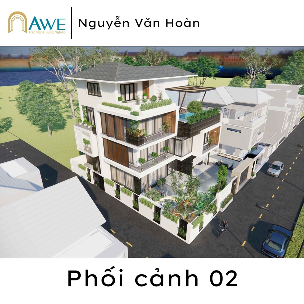 Đồ án học viên khóa thiết kế kiến trúc 10 tháng - Đồ án 4