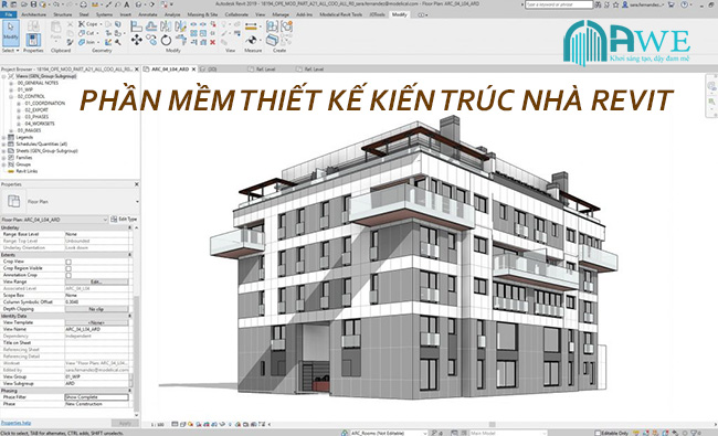 phần mềm thiết kế kiến trúc revit