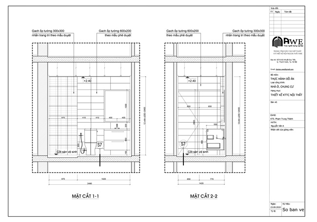cách đọc bản vẽ nội thất