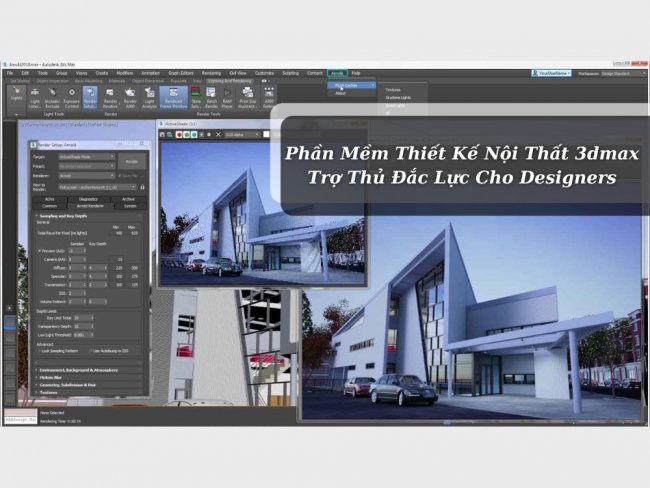 Phần Mềm Thiết Kế Nội Thất 3dmax - Trợ Thủ Đắc Lực Cho Designers