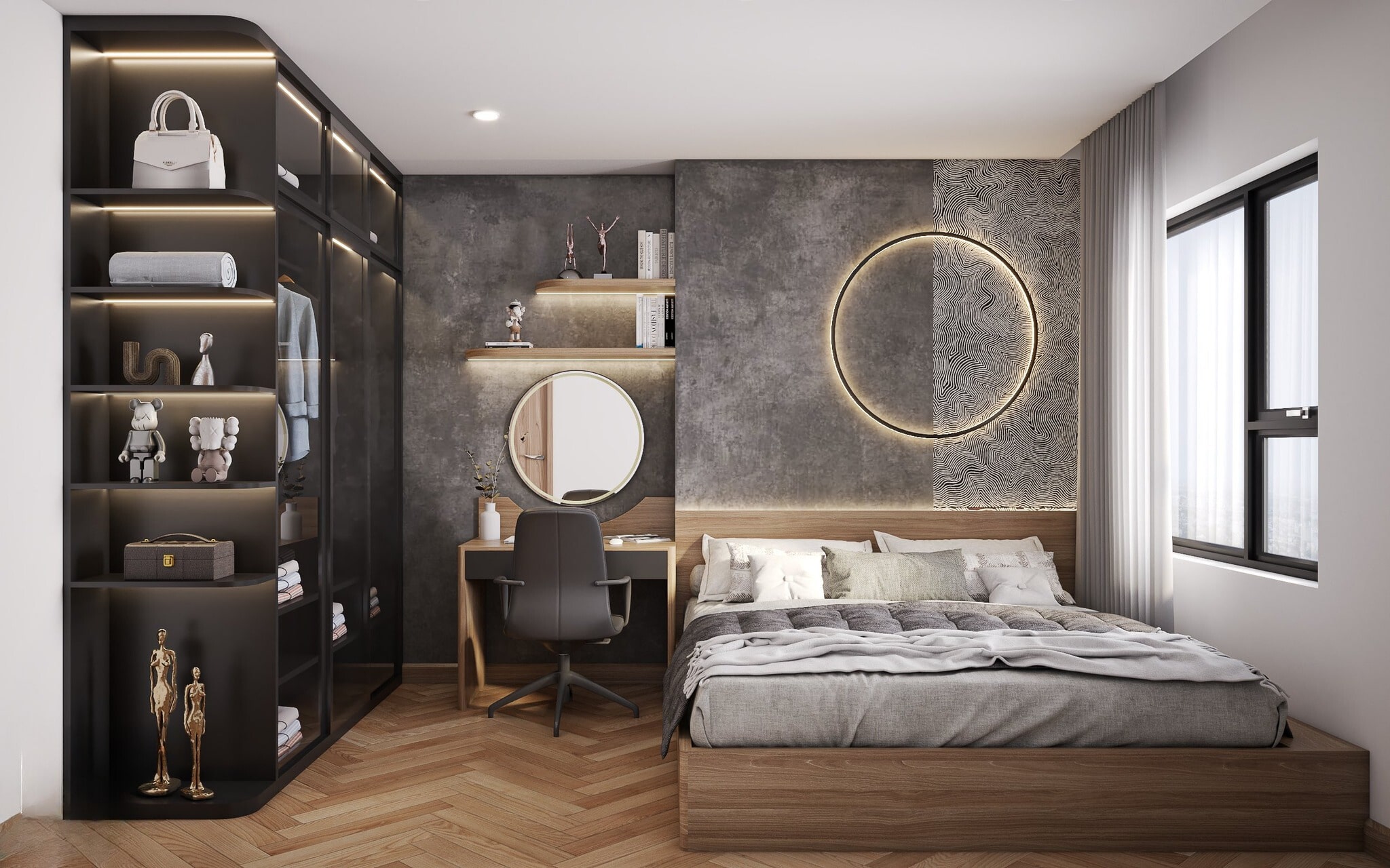 bien-hoa-khong-gian-song-voi-thiet-ke-noi-that-nha-3-tang-hien-dai Học vẽ nội thất