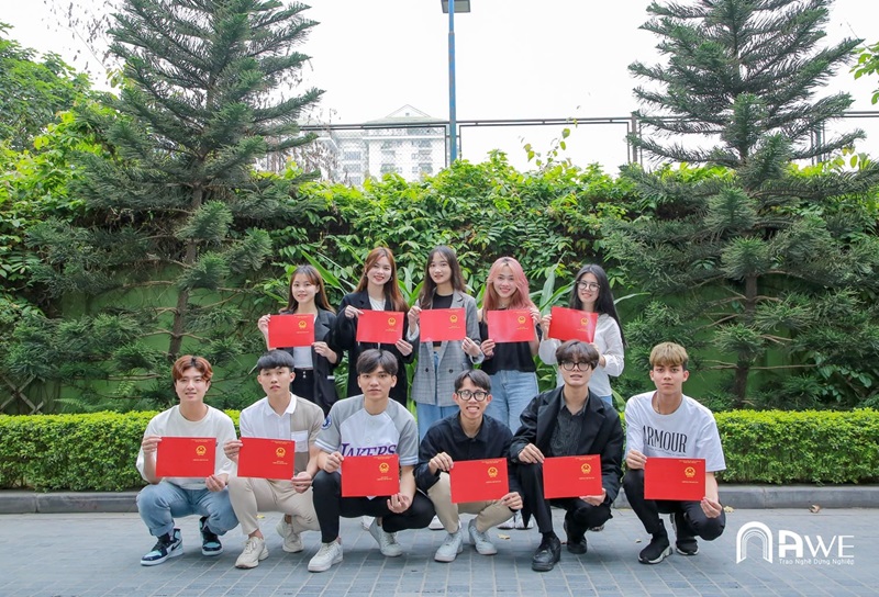 học thiết kế nội thất tại awe