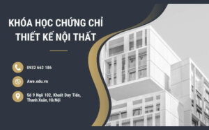 khóa học chứng chỉ thiết kế nội thất