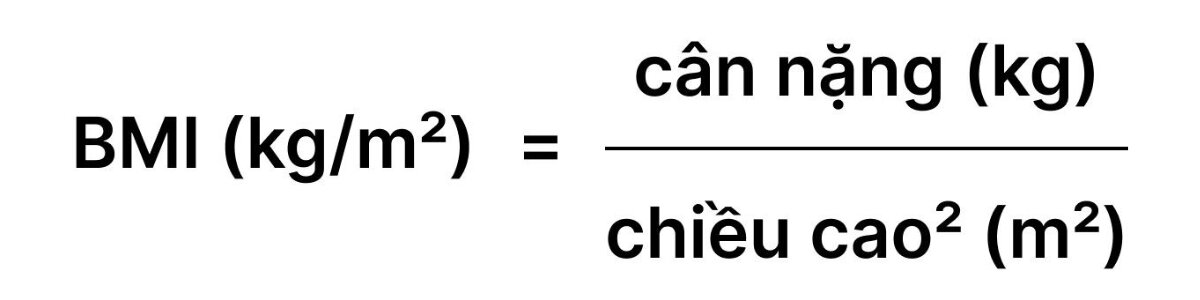 Chỉ số nhân trắc học - Chỉ số BMI