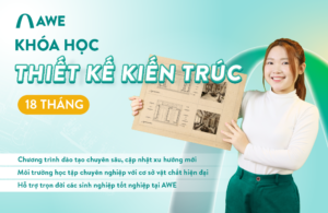Khóa học thiết kế kiến trúc chuyên nghiệp 18 tháng