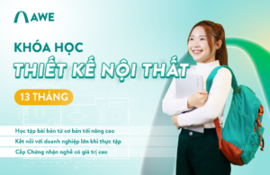 Khóa học thiết kế nội thất thực hành 13 tháng