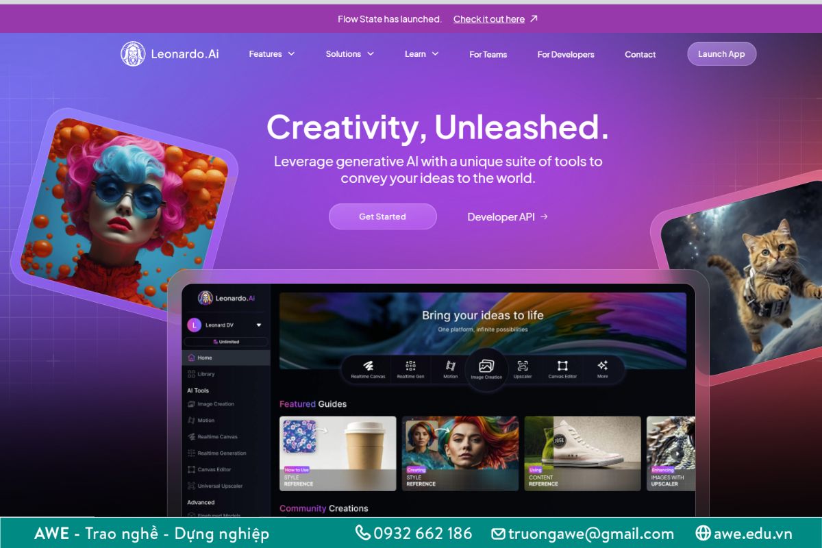 Phần mềm AI thiết kế ảnh chuyên nghiệp - Leonardo AI