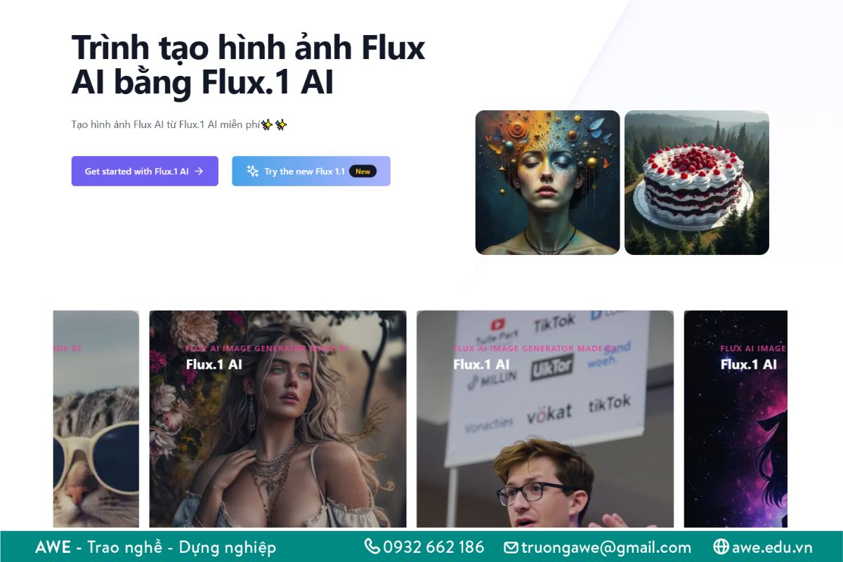 Phần mềm thiết kế ảnh bằng AI - Flux.1