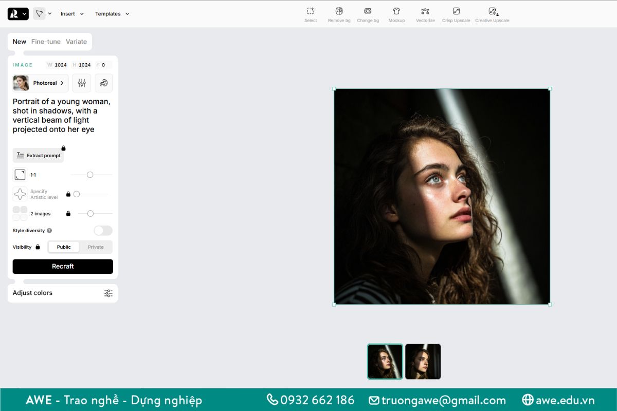 Phần mềm AI thiết kế đồ họa Vector - Recraft V3