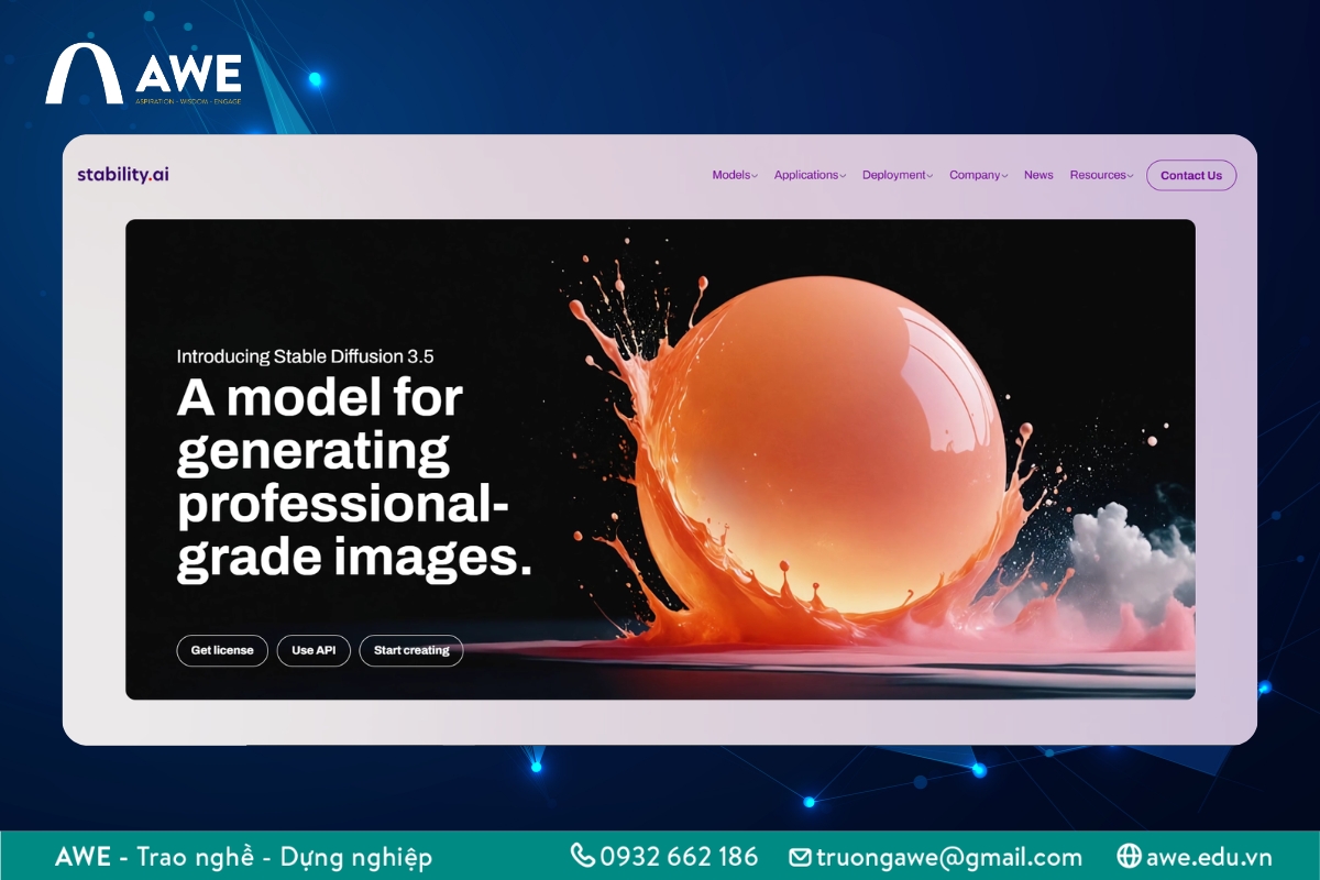 Phần mềm AI tạo ảnh từ văn bản - Stable Diffusion