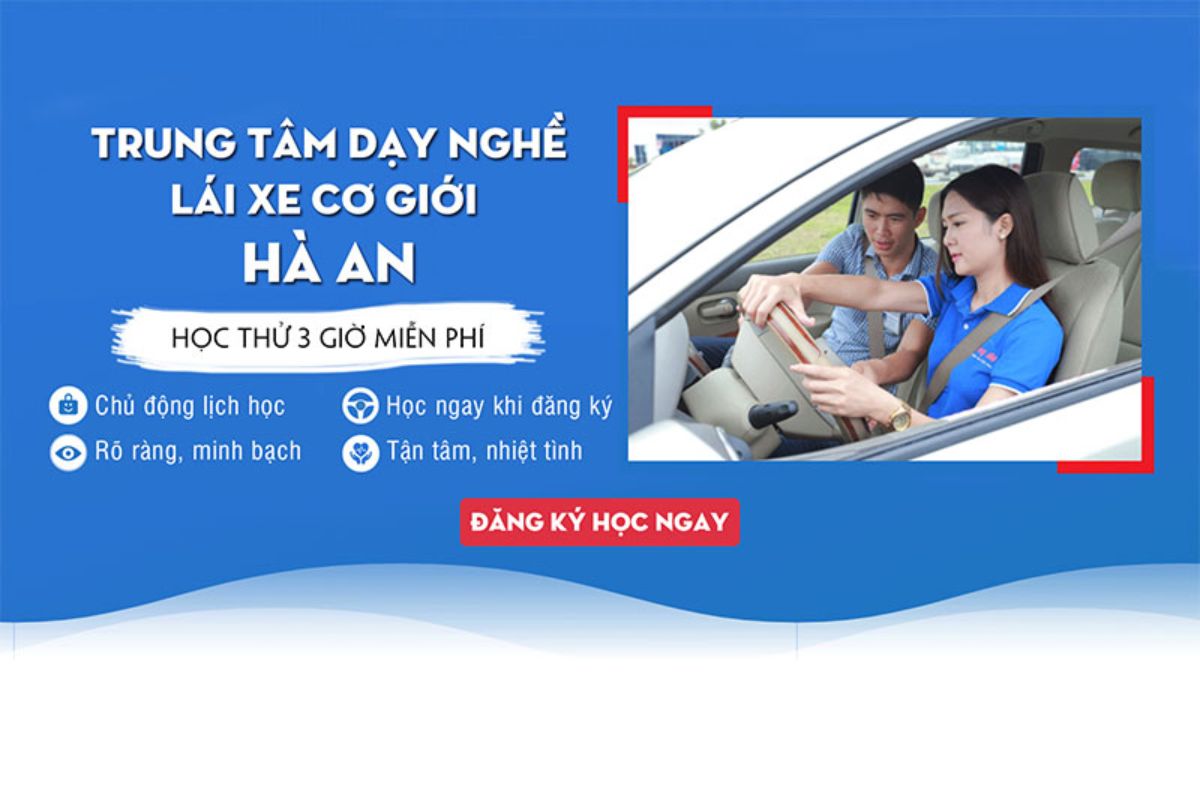 Trung tâm dạy lái xe cơ giới - Hà An