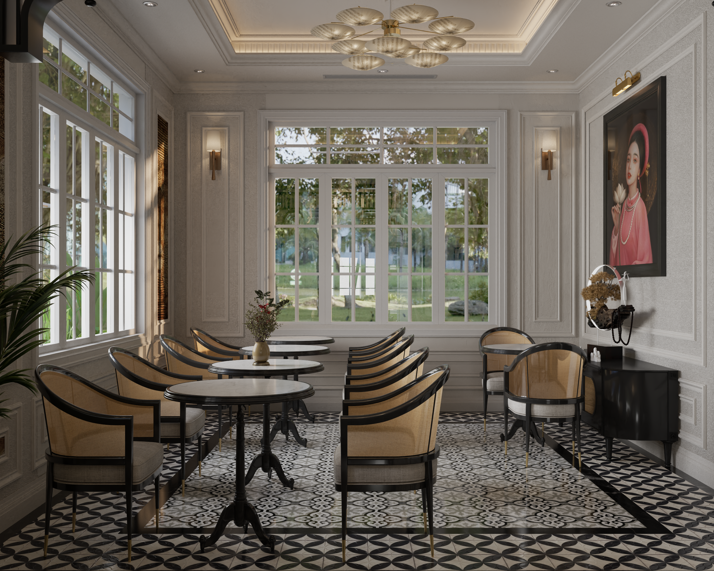 Đồ án "Nội thất phong cách Indochine" - Học viên Lê Thị Mai Phương