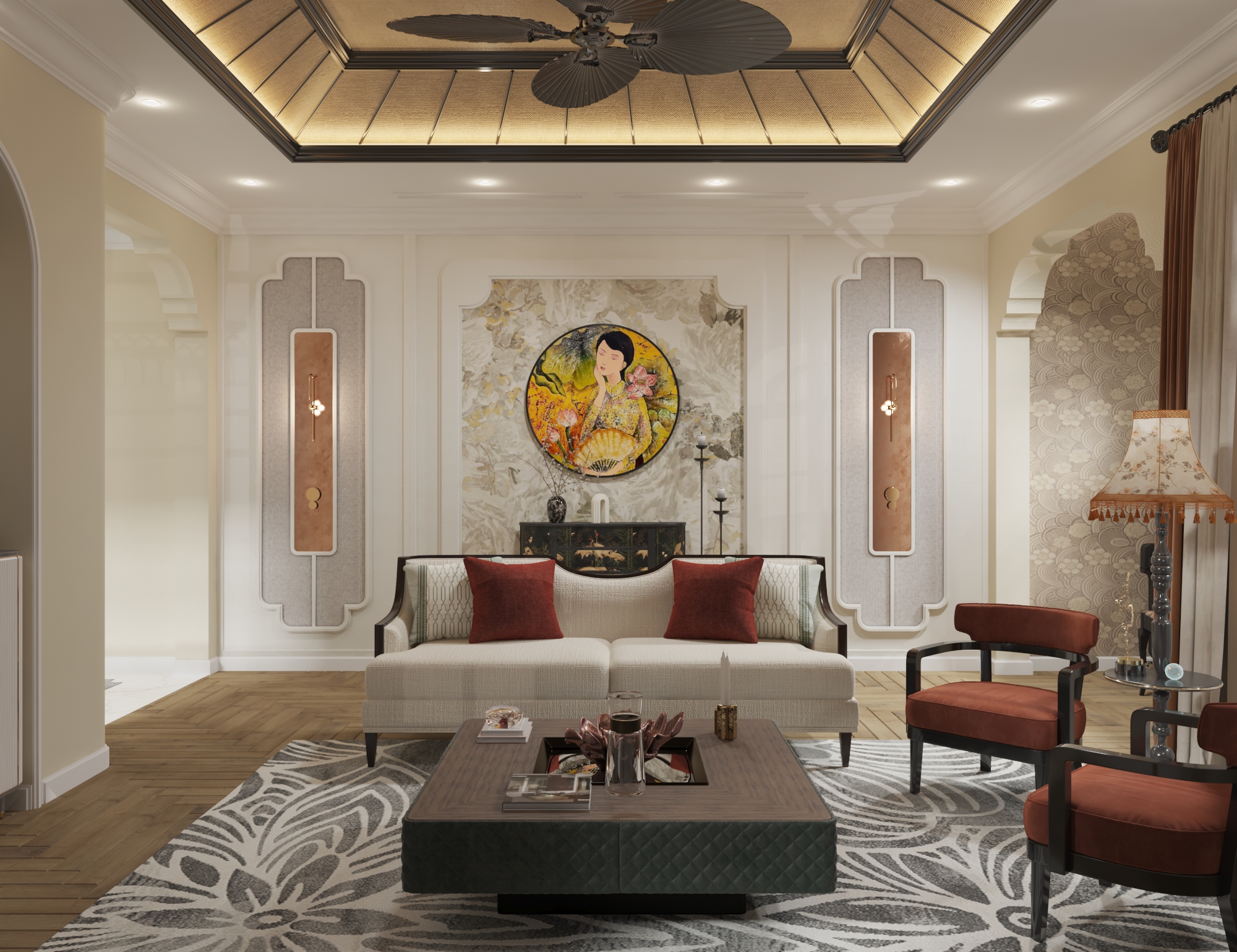 Đồ án "Thiết kế nội thất Villa" - Học viên Dương Thị Thu Hằng