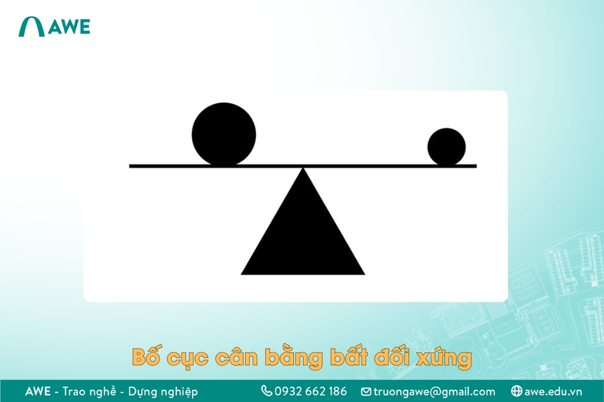 Bố cục cân bằng bất đối xứng