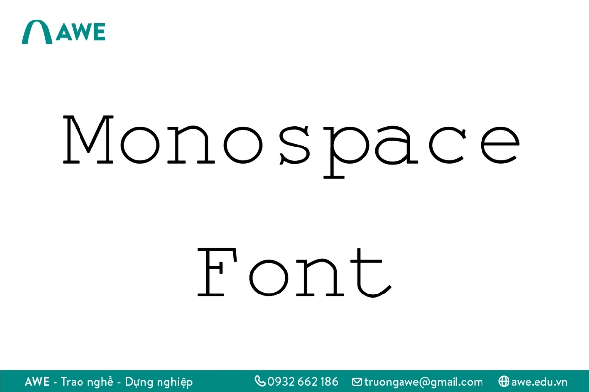 Các loại font chữ phổ biến hiện nay