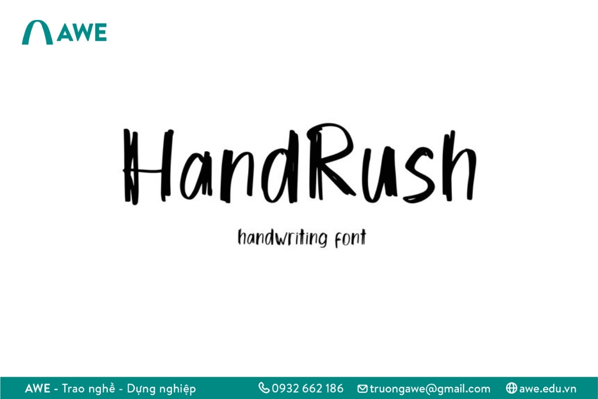 Các loại font chữ - Handwritten