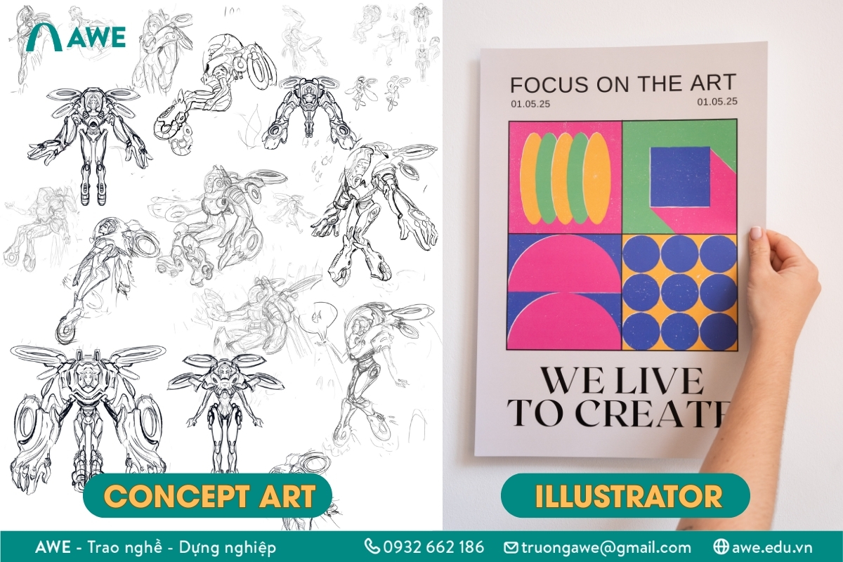 Concept Art và Illustrator