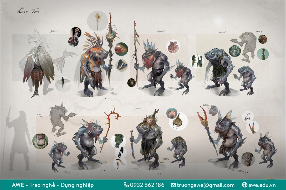 Monster Concept Art (Sinh vật, quái vật)