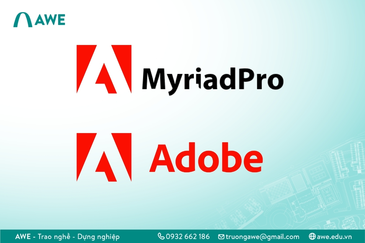 Font chữ của các thương hiệu nổi tiếng