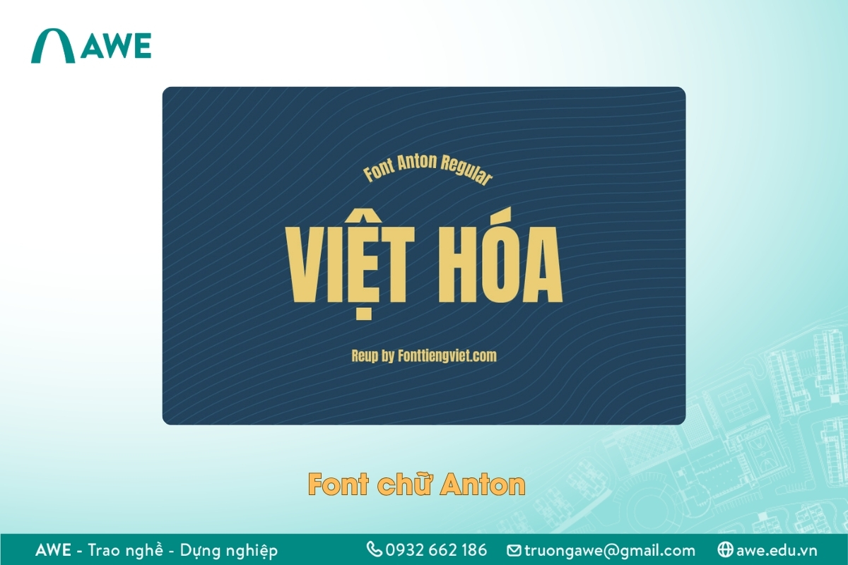 Anton font