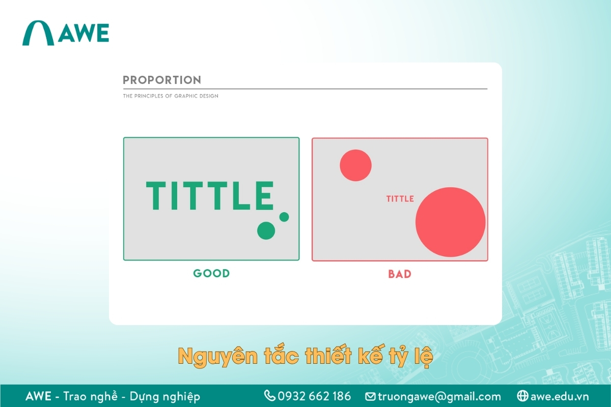 Nguyên tắc thiết kế thứ 4 - Tỷ lệ