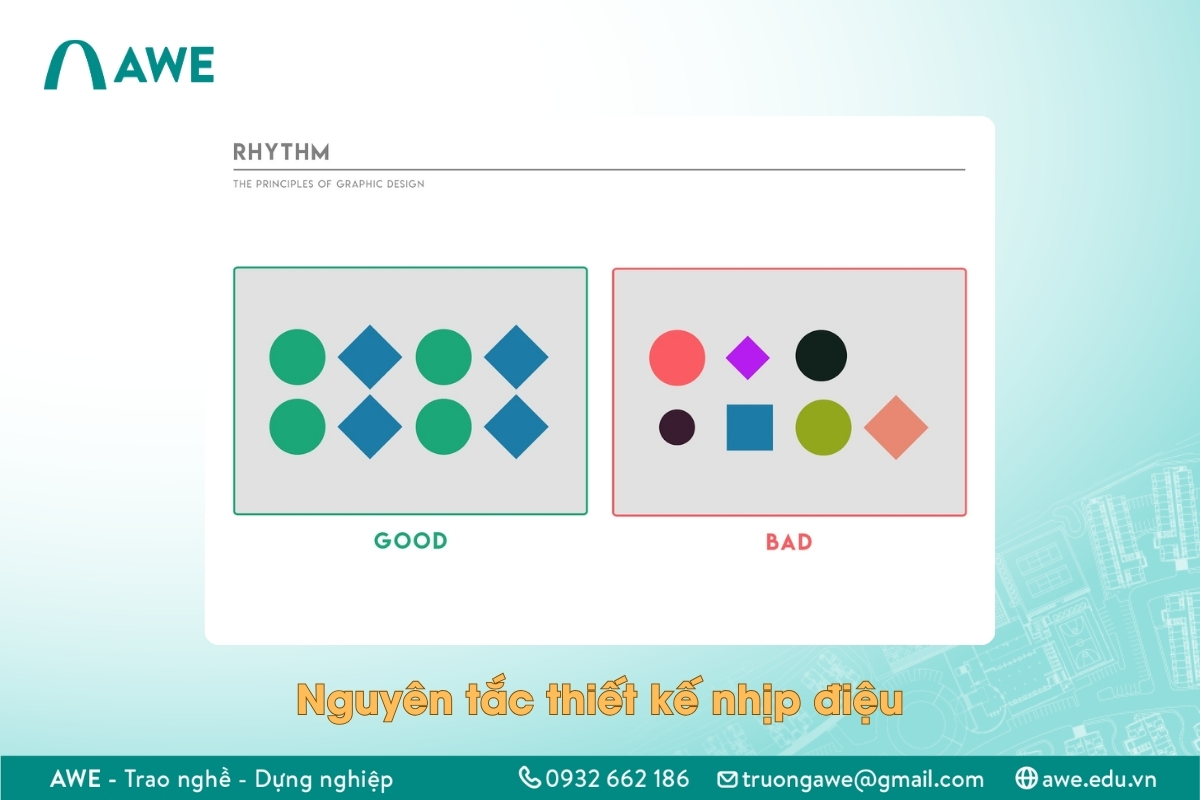 Nguyên tắc thiết kế thứ 6 - Nhịp điệu