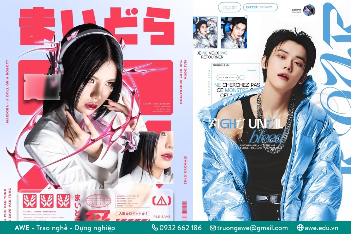 Phong cách thiết kế đồ họa Y2K