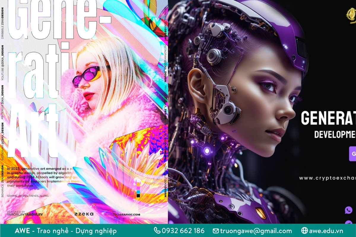 Phong cách thiết kế Generative AI Art