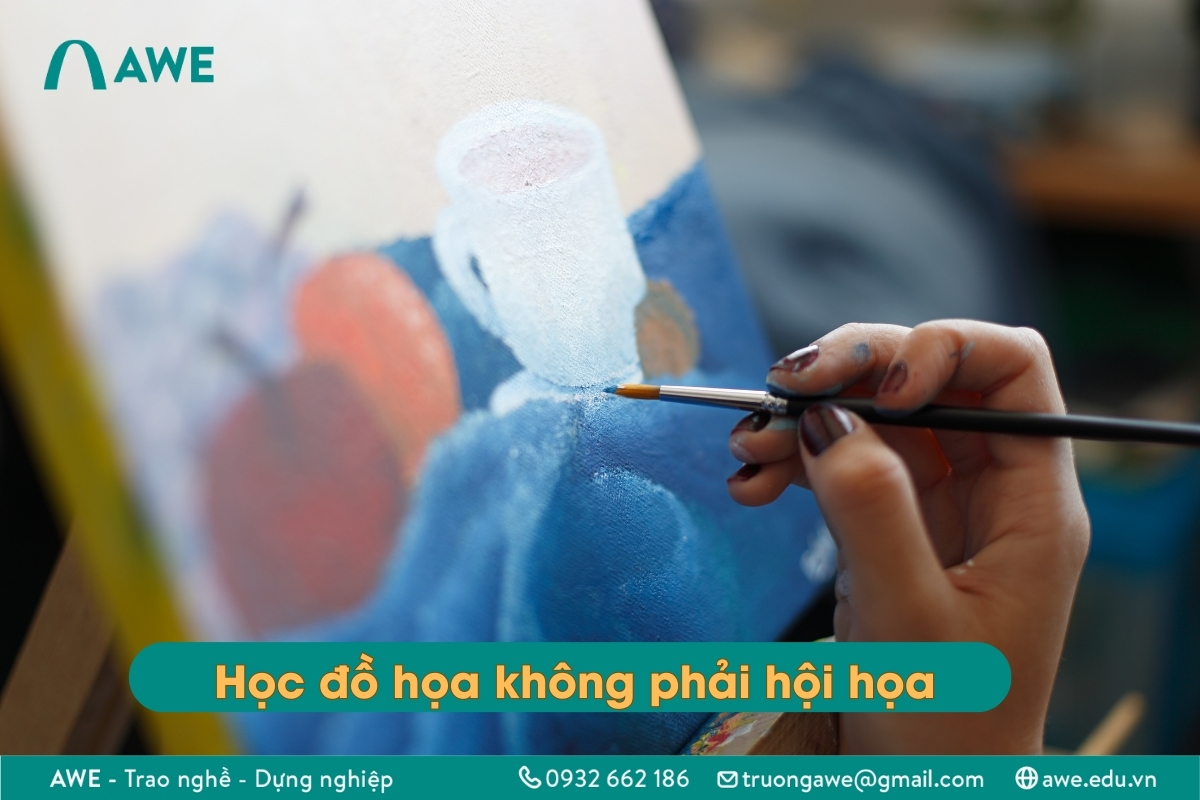 Sự nhầm lẫn giữa thiết kế đồ họa và hội họa