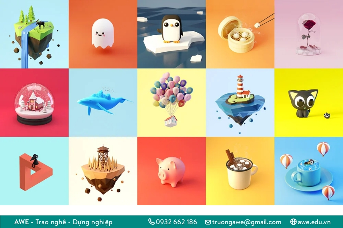 10+ xu hướng thiết kế đồ họa hiện đại HOT nhất 2025