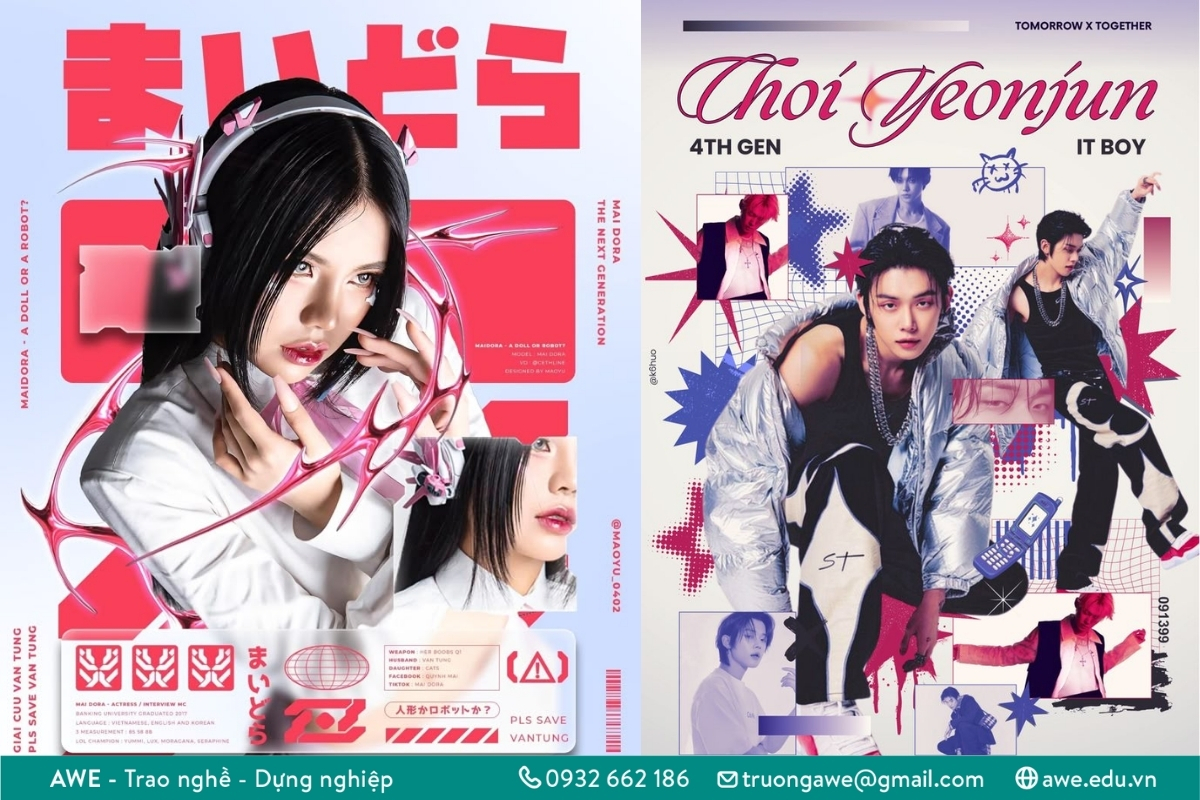 10+ xu hướng thiết kế đồ họa hiện đại HOT nhất 2025