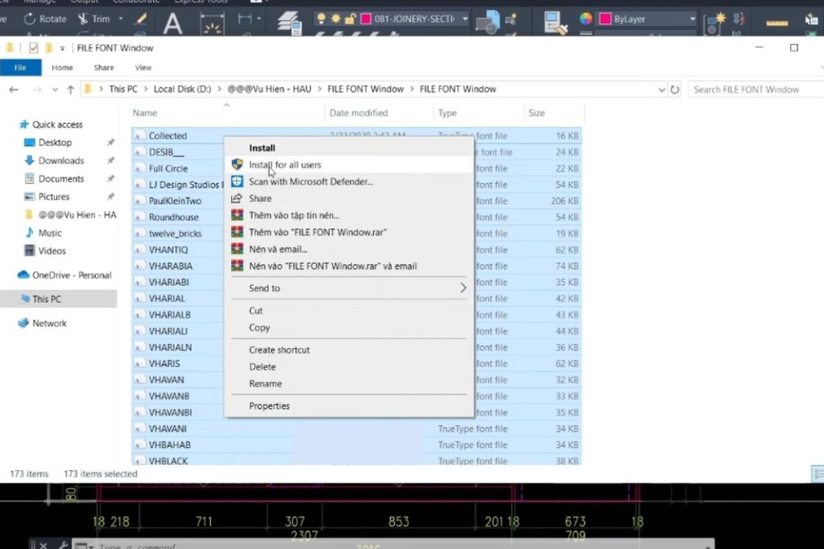 Cách sửa lỗi font chữ trong CAD đơn giản, chắc chắn thành công