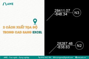 Hướng dẫn cách xuất tọa độ trong CAD sang file Excel dễ dàng