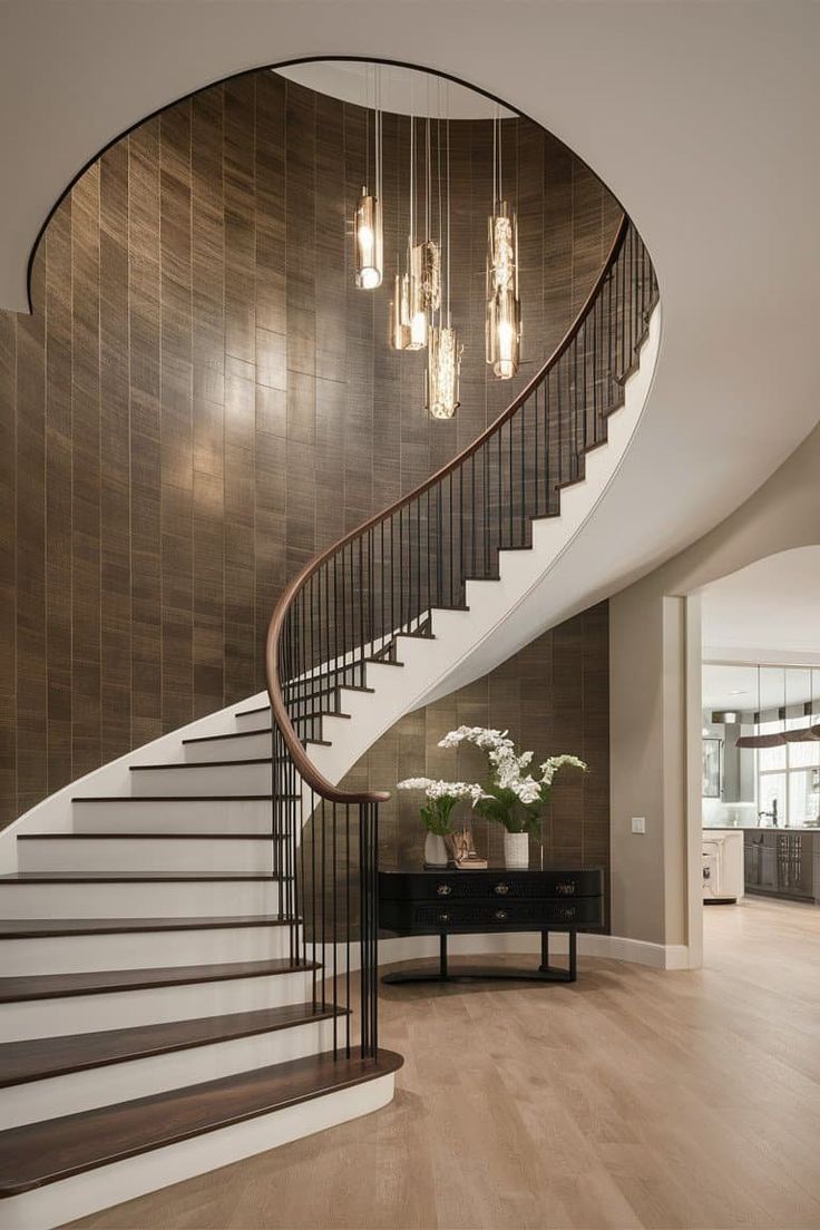 Mẫu cầu thang nhà lệch tầng đẹp, hiện đại nhất 2025