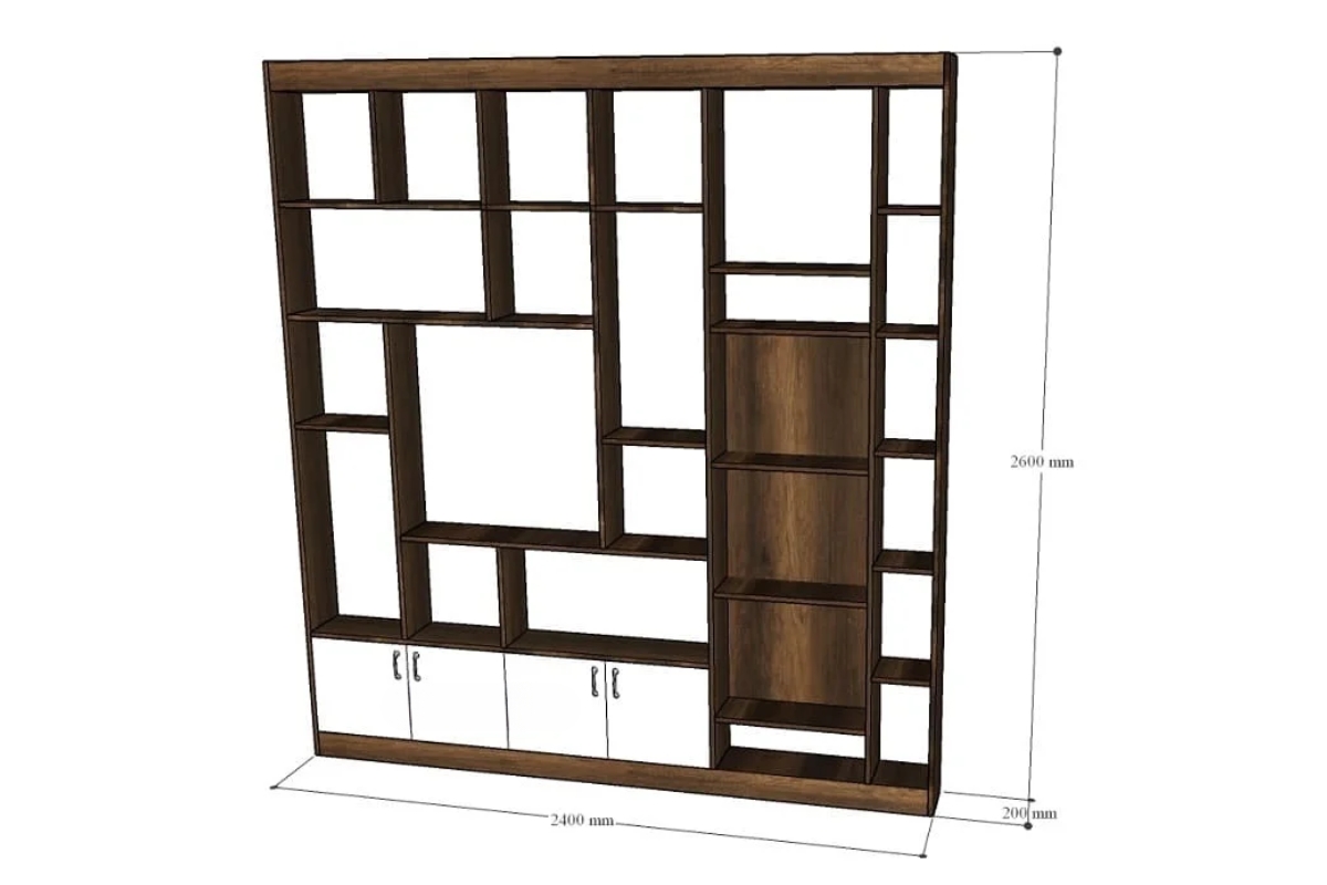 Tiêu chuẩn kích thước vách ngăn phòng khách hiện nay