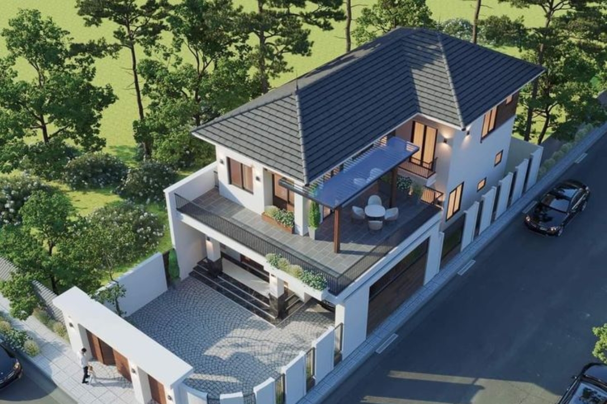 100 mẫu mái che sân thượng hiện đại, đẹp nhất 2025